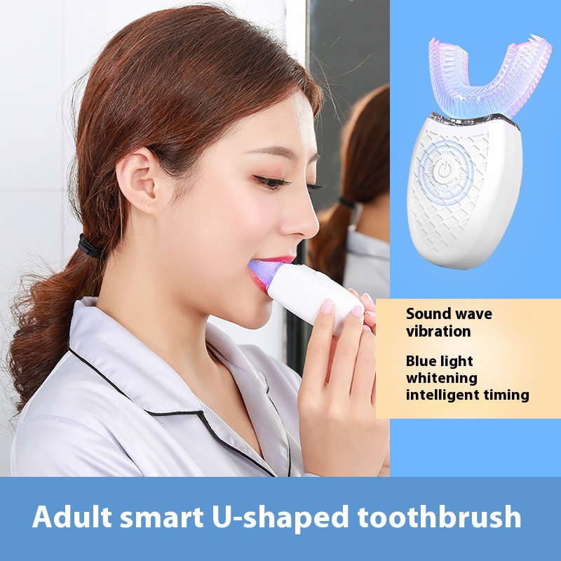 Teeth Whitening Vape - Electric U-Shaped Toothbrush for Adults -