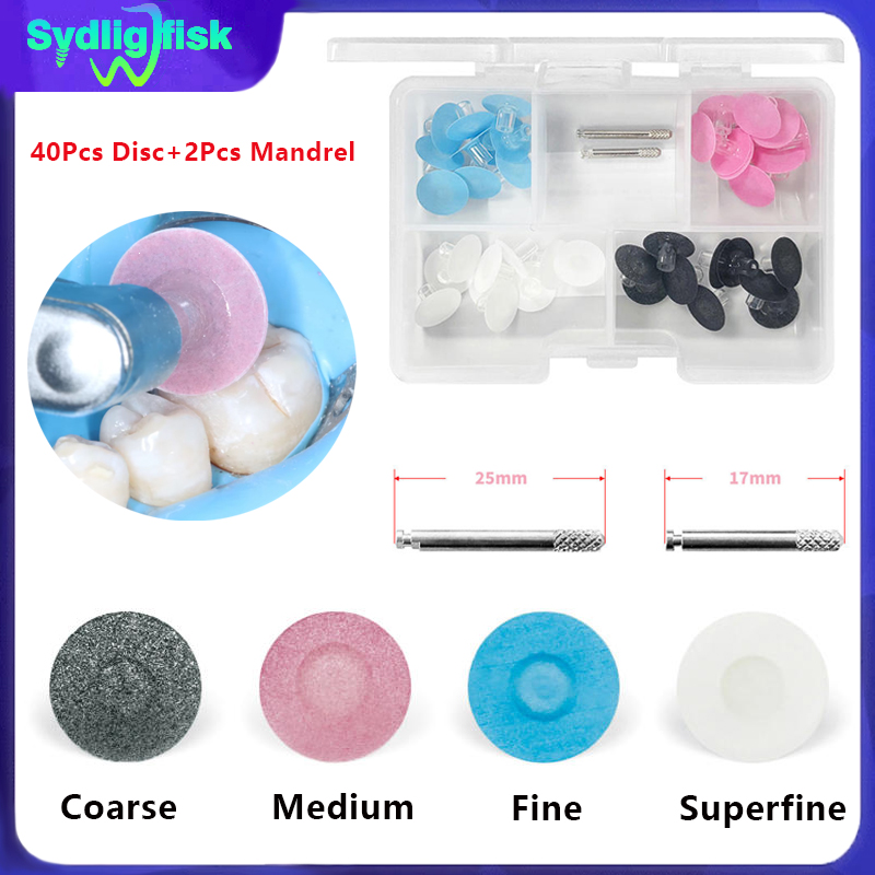 Teeth Whitening Professional - 40Pcs Dental Polishing Disc Composite Resin