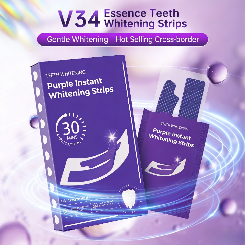 Purple Teeth Whitening Strips- - Teeth Whitening In Office recension och pris