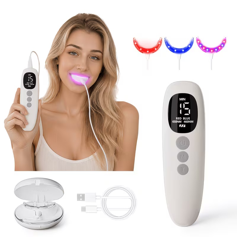 Red Blue Light Therapy Teeth W - Teeth Whitening Led Kit recension och pris