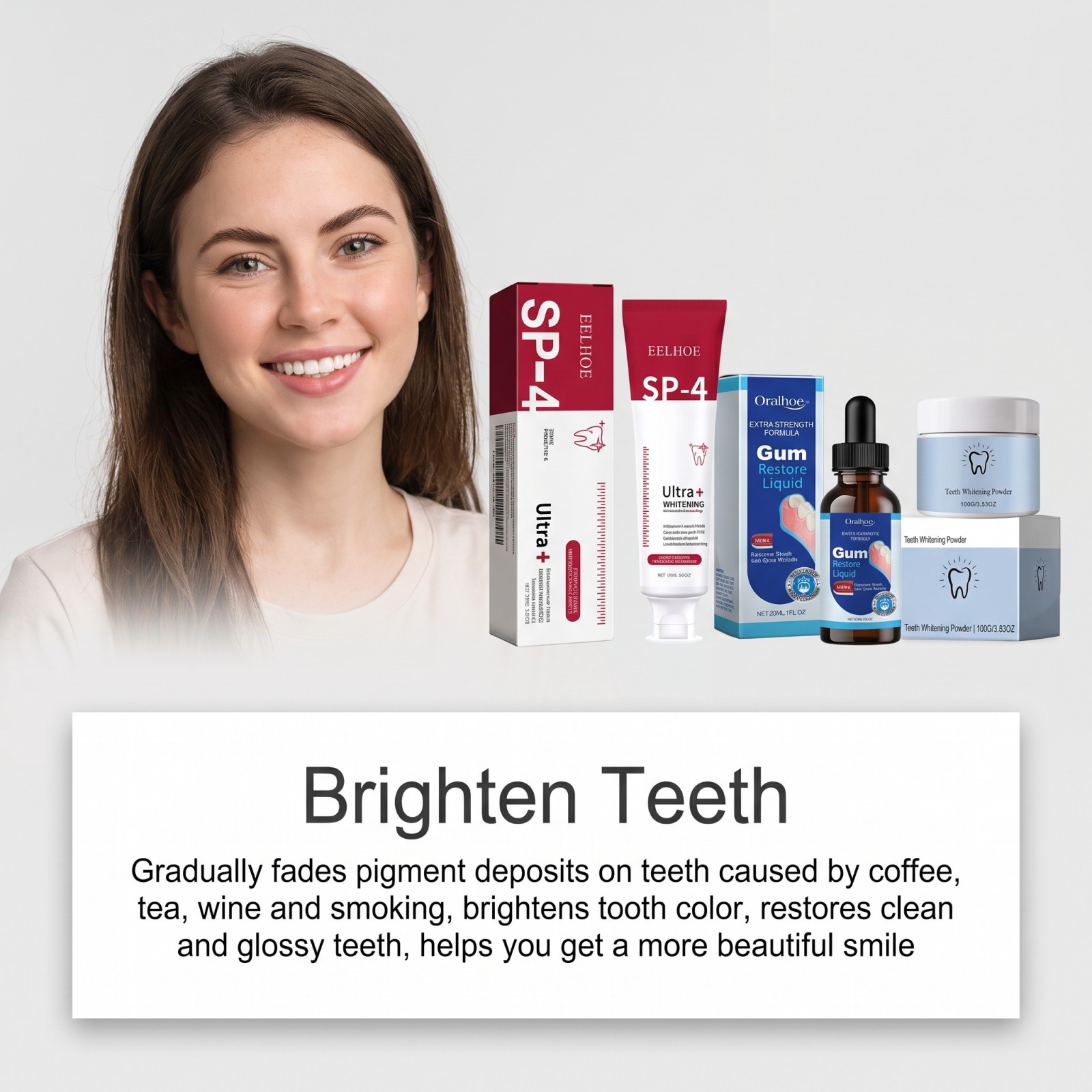 Oral Care Combo Set Whitening  - Teeth Whitening Paste recension och pris