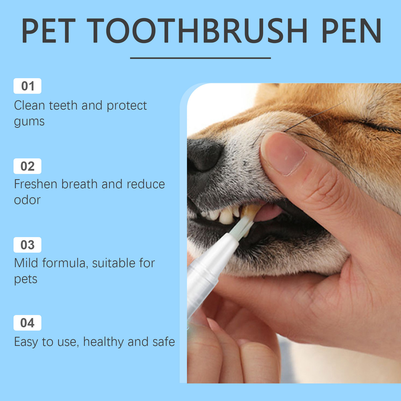 Oral Cleaning Gel Pen For Dogs - Teeth Whitening Paste recension och pris