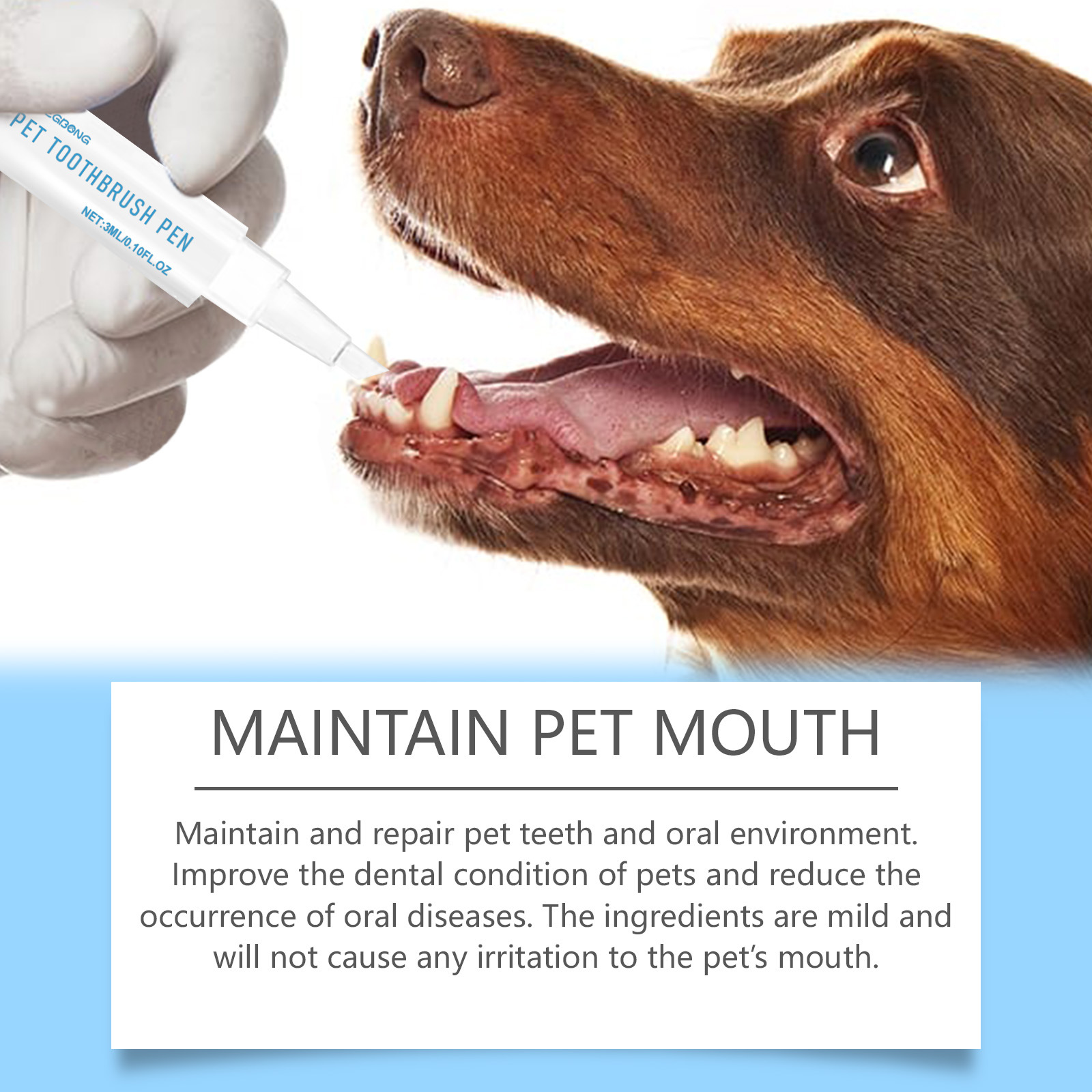 Oral Cleaning Gel Pen For Dogs - Teeth Whitening Paste recension och pris
