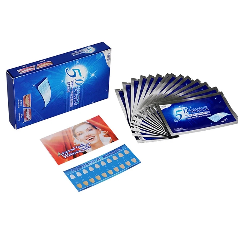 5D Teeth Whitening Strips 56 S - Teeth Whitening Strips Crest recension och pris