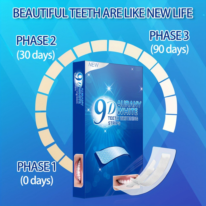 21 Pairs of 9D Aurany White Te - Teeth Whitening Paste recension och pris