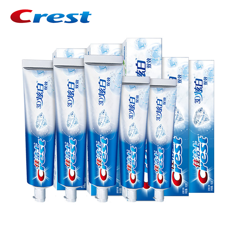 Crest 3D MICA Toothpaste Fluor - Teeth Whitening Paste recension och pris