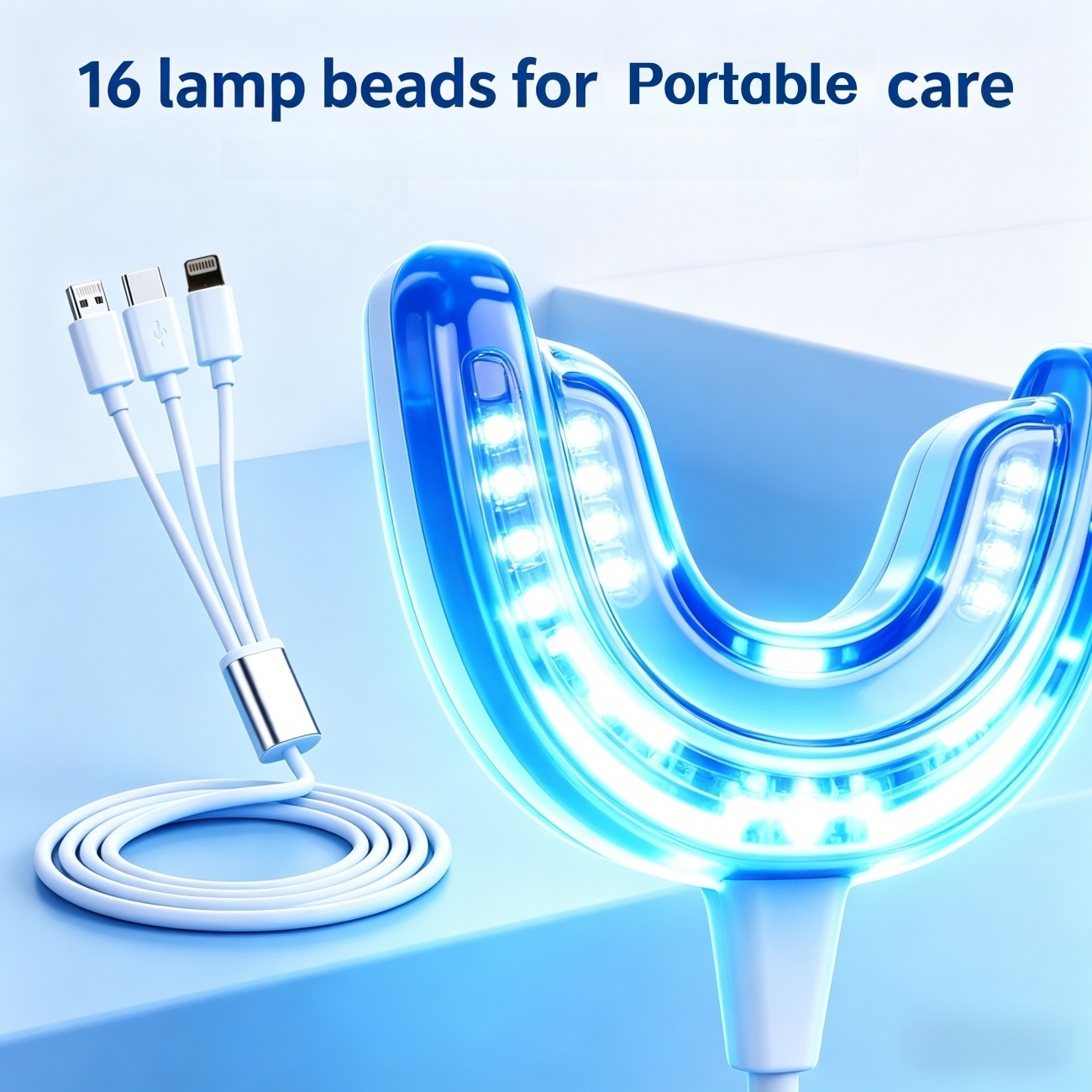 LED Portable Teeth Whitening K - Teeth Whitening Led Kit recension och pris