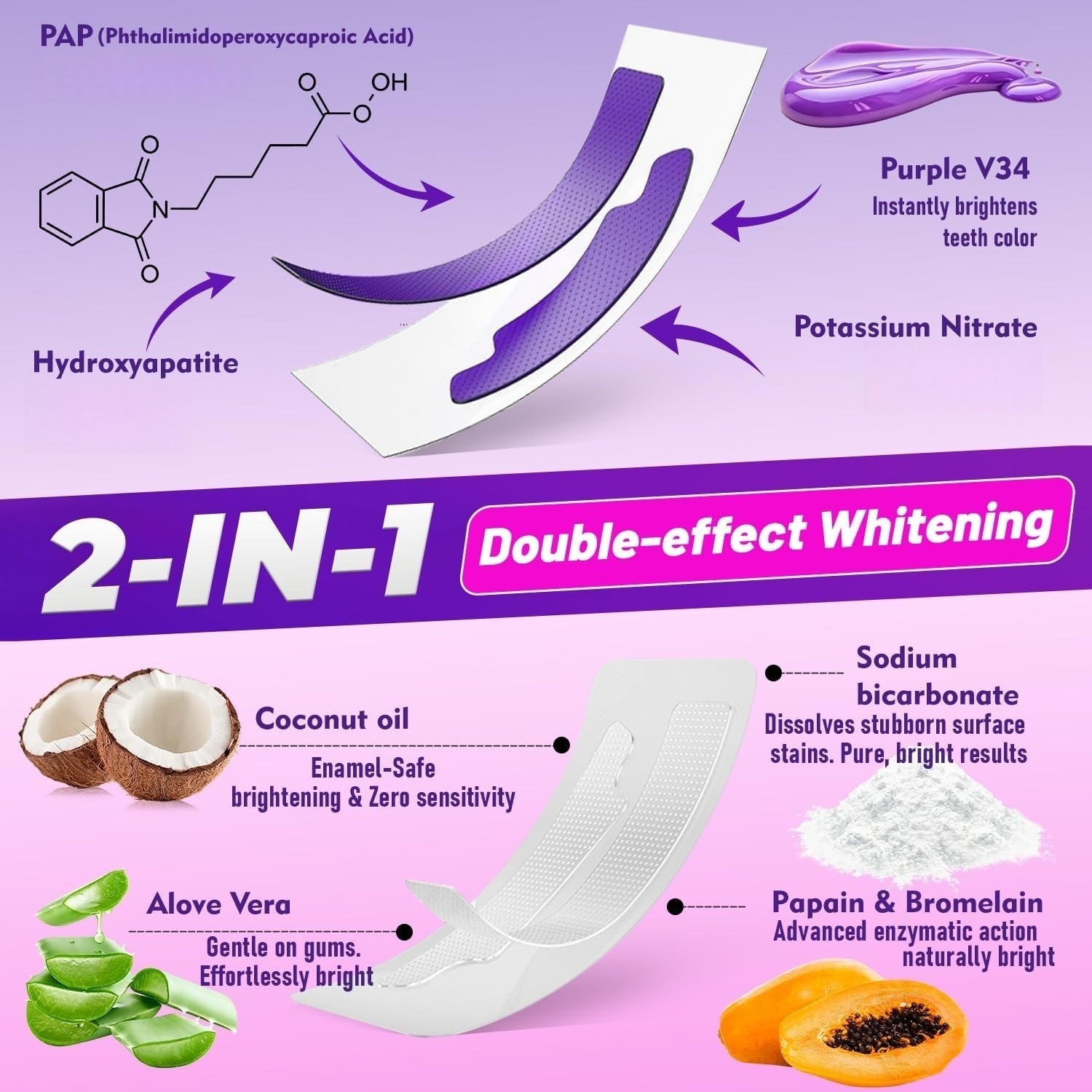 7 pairs Teeth Whitening Strips - Teeth Whitening Strips Crest recension och pris
