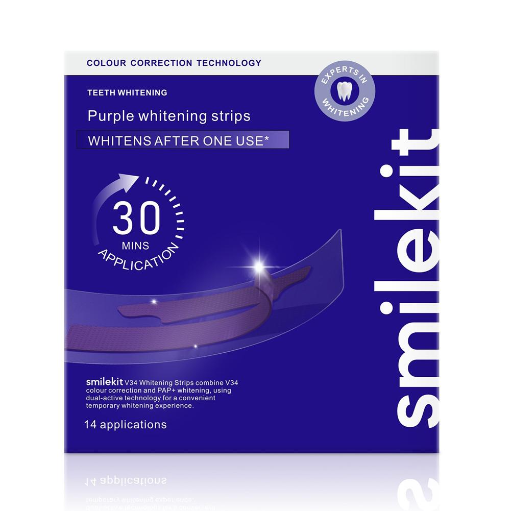 Smilekit Teeth Whitening Stri - Teeth Whitening Strips Crest recension och pris