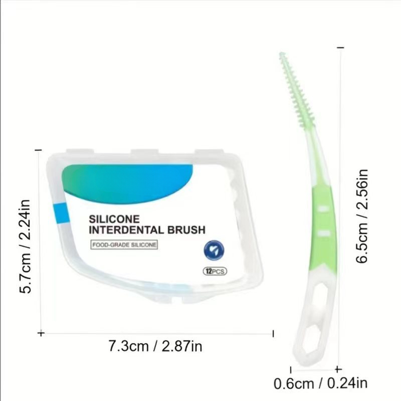 Silicone Interdental Tooth Bru - Teeth Whitening Gels recension och pris