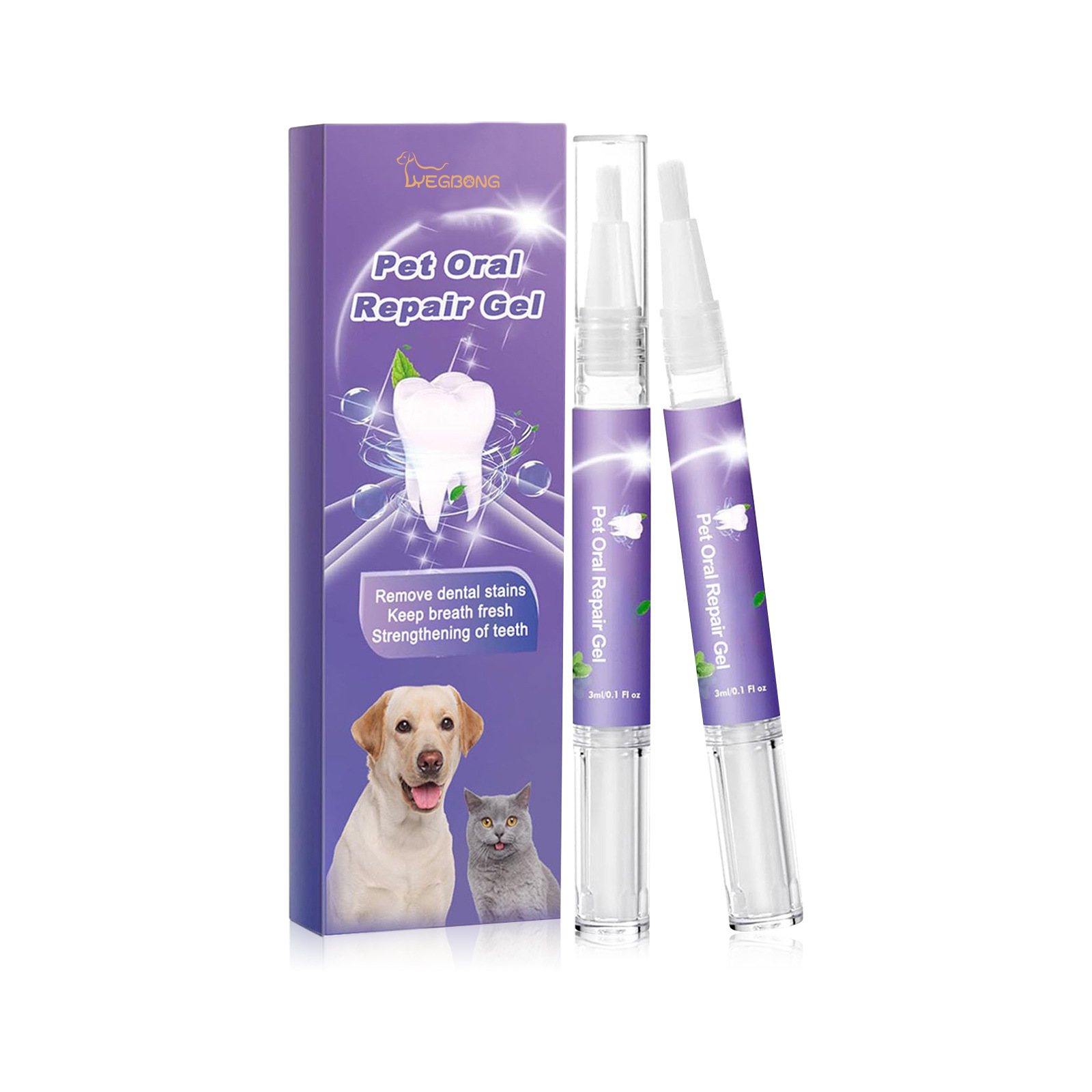 Pet Oral Repair Gel Puppy Tart - Teeth Whitening Paste recension och pris