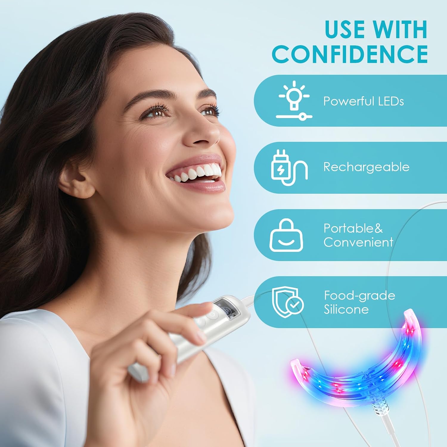 Teeth Whitening Accelerator 16 - Teeth Whitening Led Kit recension och pris