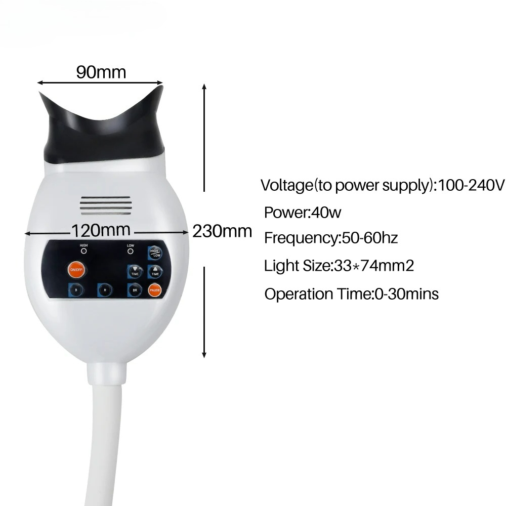 Adjustable 3 Colors LED Teeth  - Teeth Whitening Professional recension och pris