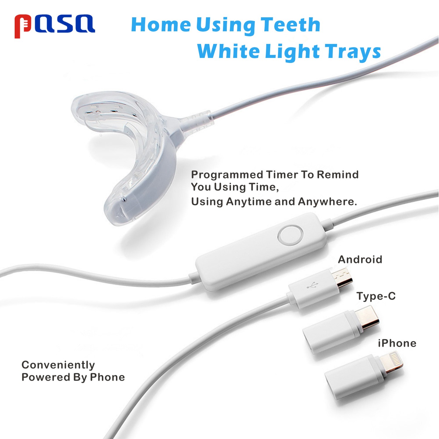 Portable LED Cold Blue Light S - Teeth Whitening Led Kit recension och pris