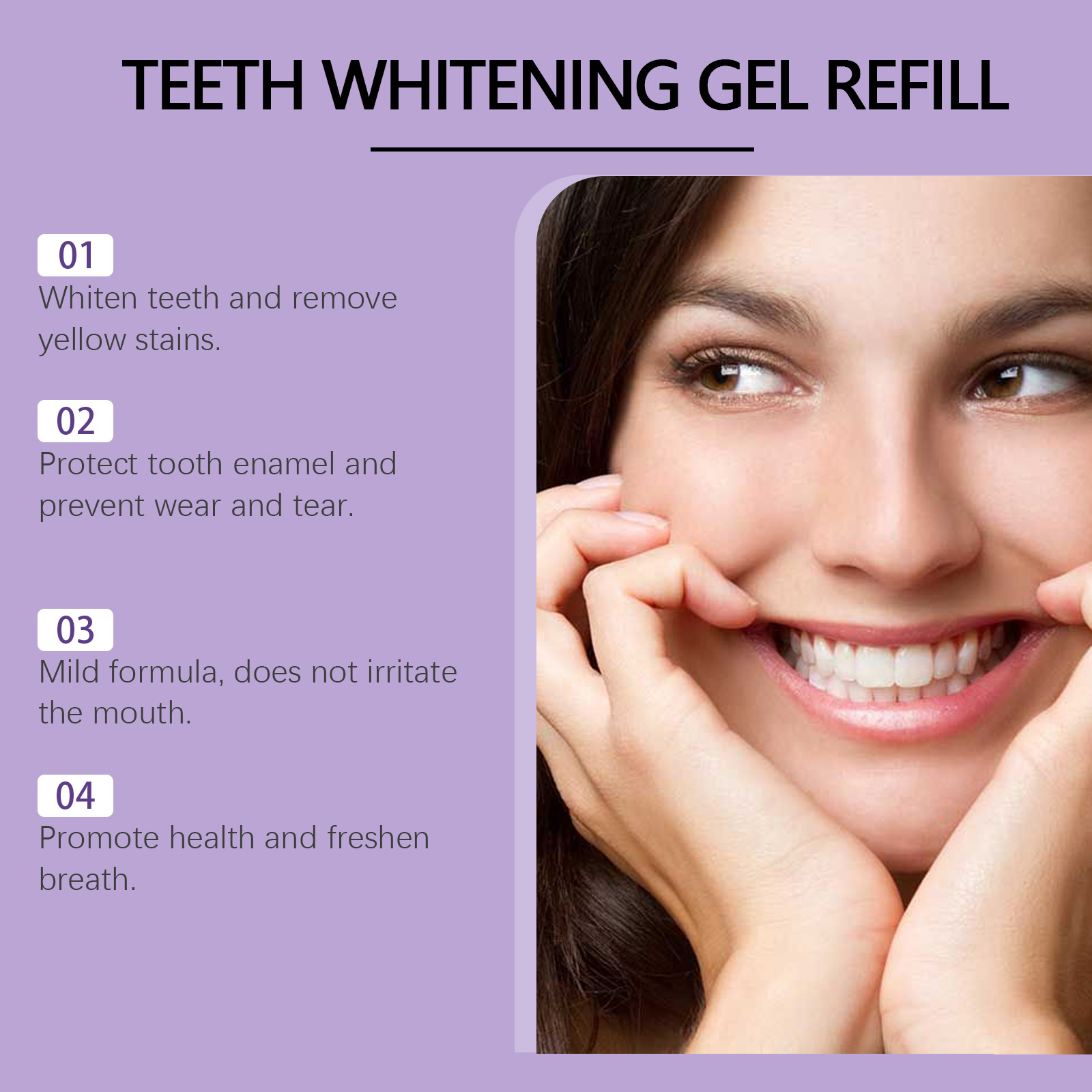 ORALHOE Teeth Whitening Gel Re - Teeth Whitening Gel Refills recension och pris