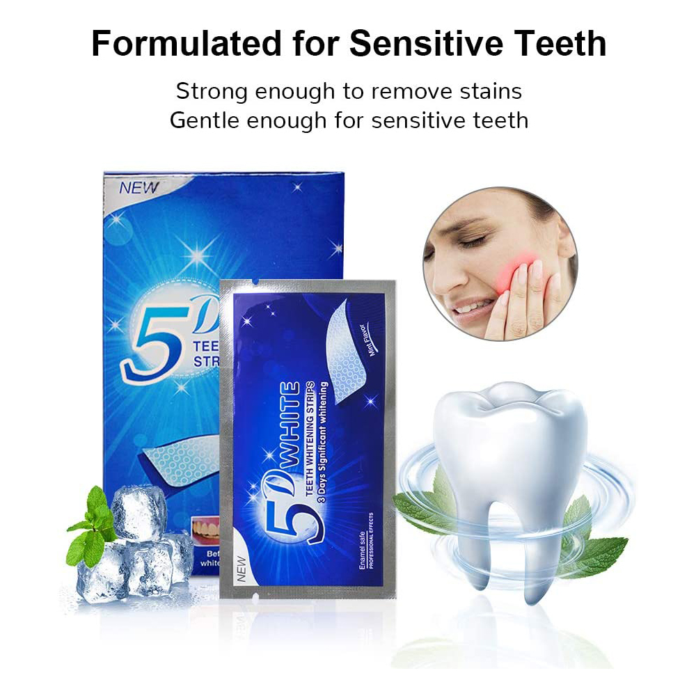 5D White Teeth Whitening Strip - Teeth Whitening Paste recension och pris