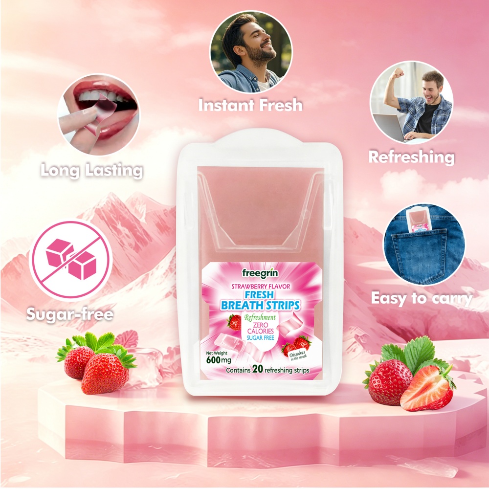 Breath Freshener Cool Strawber - Teeth Whitening In Office recension och pris